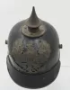 Prussian Black Lacquered Tin Metal Ersatz Pickelhaube Visuel 2